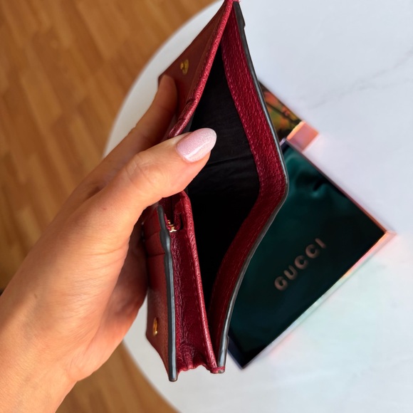 Gucci GG Supreme Mini Wallet Ophidia Floral Print / Web Stripe / New / Full Set - Picture 13 of 16